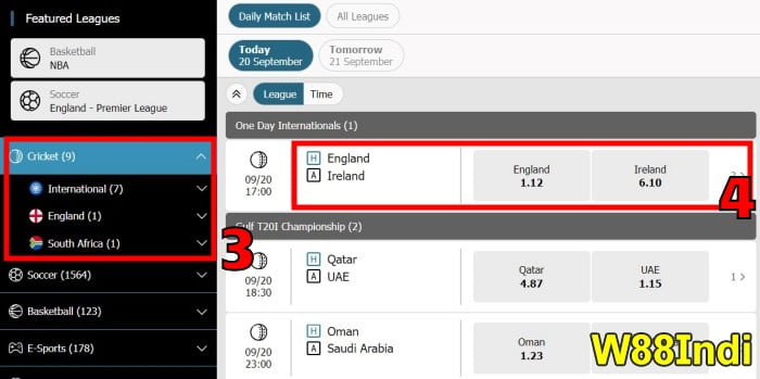 วิธีเล่นคริกเก็ตออนไลน์ในประเทศไทยที่ x5bet ขั้นที่ PHA0 BAR